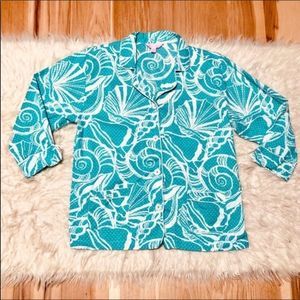 Lilly Pulitzer Seashell Print PJ Top